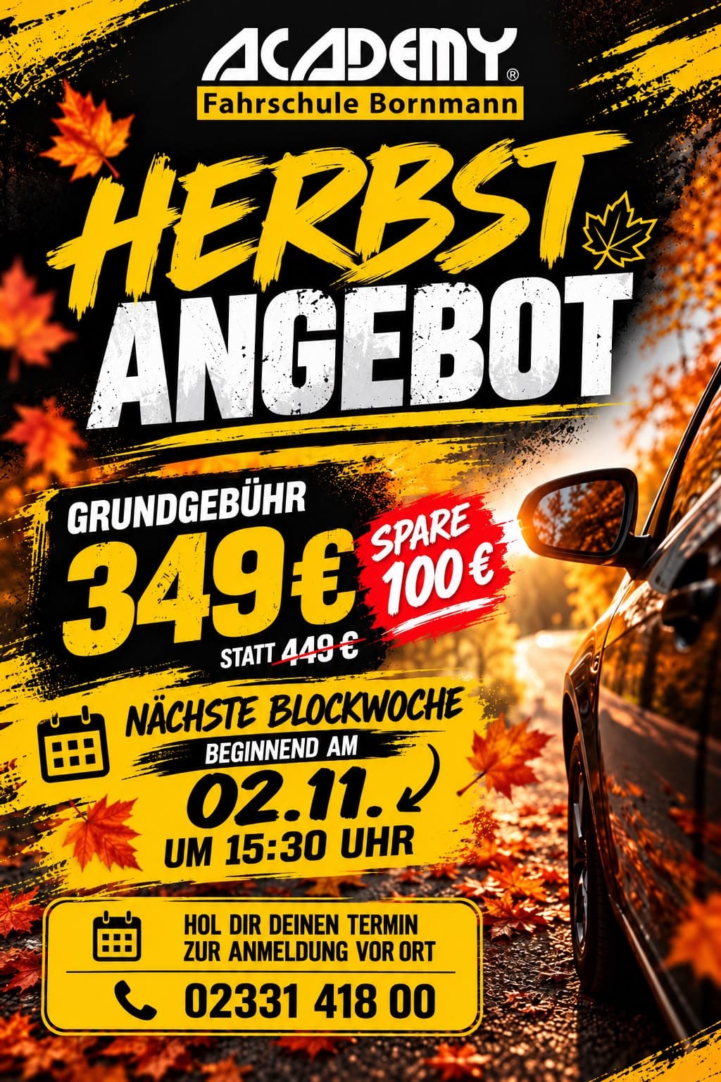 Herbstangebot - gültig bis 13.11.2026